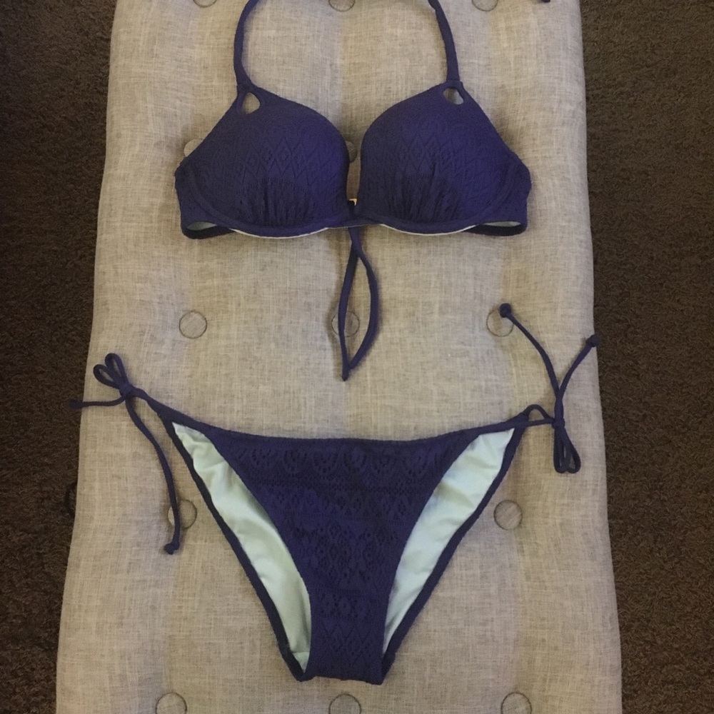 Victoria’s Secret Two Piece Padded Plunge Bikini